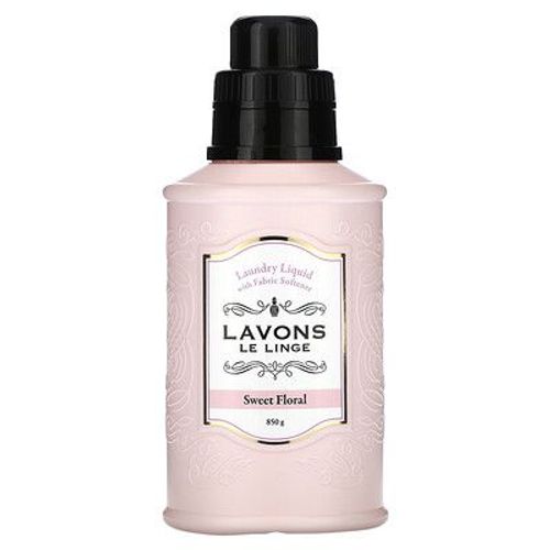 Lavons Lessive liquide avec adoucissant, Floral doux, 850 g