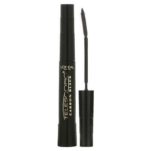 L'oréal Mascara Telescopic Carbon Black, Carbon Black 935, 8 Ml 