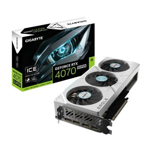 GIGABYTE GV-N407SEAGLEOC ICE-12GD Eagle ICE OC 12G, GeForce RTX 4070 SUPER, 12GB GDDR6X, PCI-Express