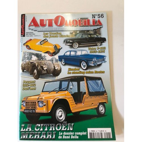 Automobilia 56 - Citroen Mehari + Autres Thèmes