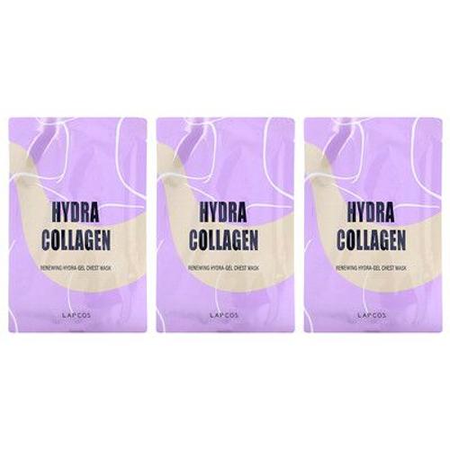 Lapcos Hydra Collagen, Masque Régénérant Hydra-Gel Pour La Poitrine, 5 Feuilles, 40 G Chacune 