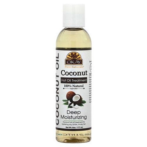 Okay Pure Naturals Soin Chaud À L'huile De Noix De Coco, Hydratant En Profondeur, 177 Ml 