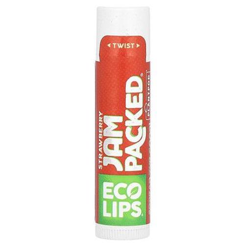 Eco Lips Jam Packed, Baume À Lèvres, Fraise, 4,25 G 