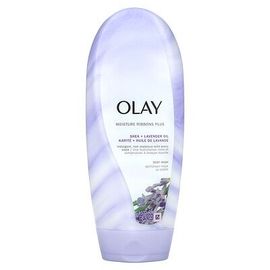 Olay Moisture Ribbons Plus, Nettoyant Pour Le Corps, Karité + Huile De Lavande, 532 Ml 