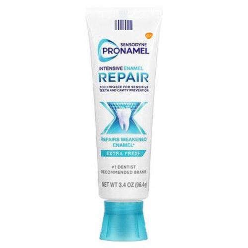 Sensodyne Pro-Émail, Dentifrice Réparateur Intensif De L'émail, Extra Frais, 96,4 G 