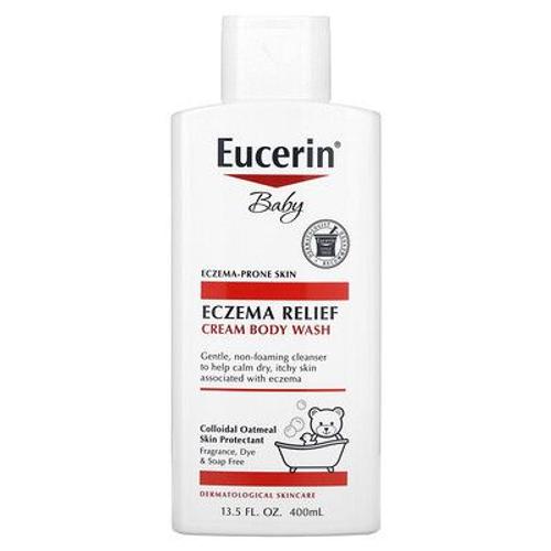 Eucerin Bébé, Soulagement De L'eczéma, Crème De Douche, 400 Ml 