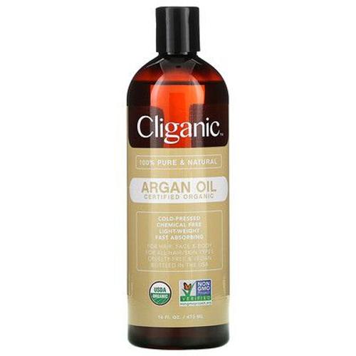 Cliganic Huile D'argan Biologique, 473 Ml 