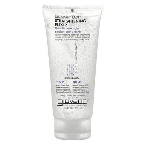 Giovanni Cheveux Lisses Faciles, Elixir Raidissant, 200 Ml (6.8 Oz) 