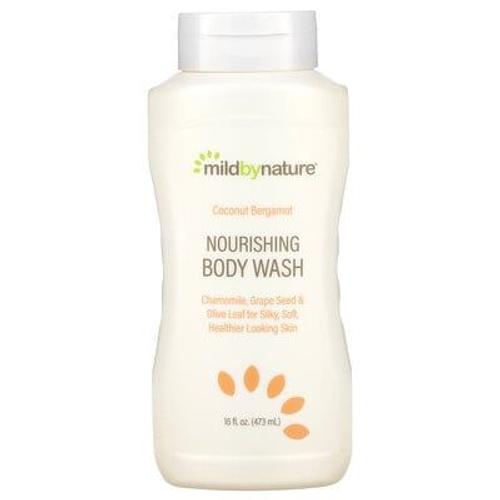 Mild By Nature Gel Douche Nourrissant, Noix De Coco Et Bergamote, 473 Ml 