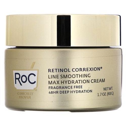 Roc Retinol Correxion, Crème Hydratante Maximale, Sans Parfum, 48 G 
