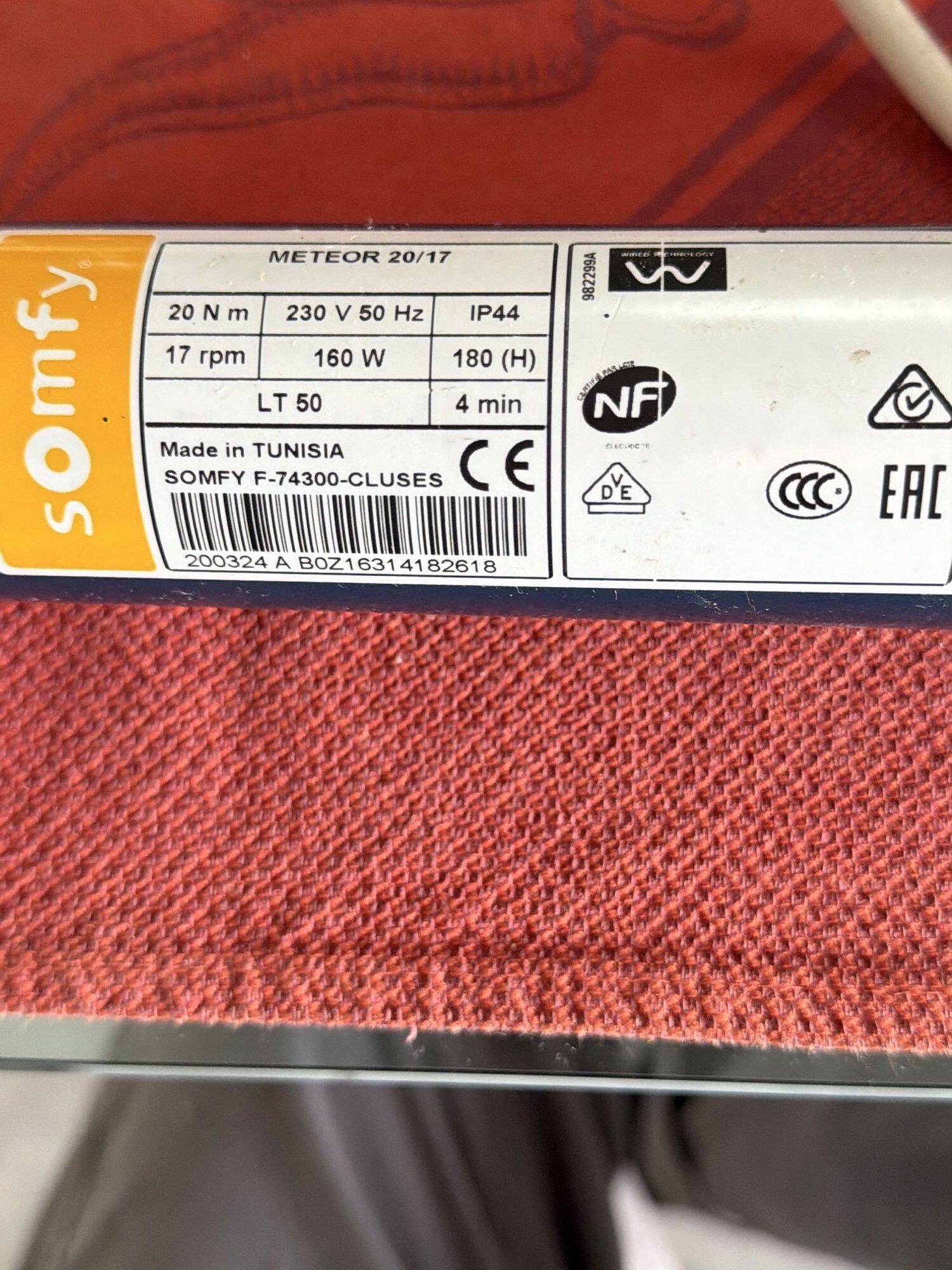 Vend Moteur pour volet roulant