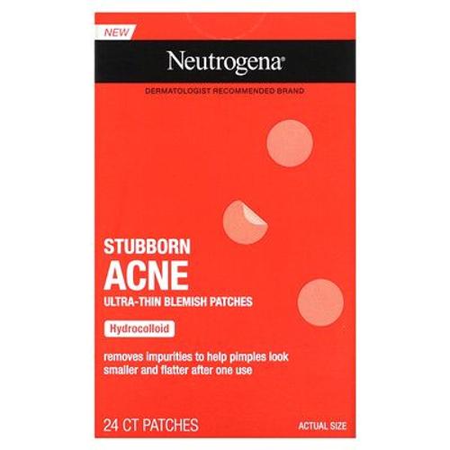 Neutrogena Patchs Anti-Imperfections Ultra-Fins Pour L'acné Tenace, 24 Unités 