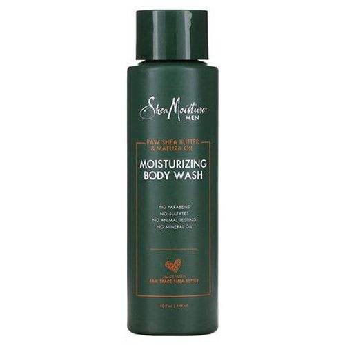 Sheamoisture Hommes, Beurre De Karité Brut Et Huile De Mafura, Gel Douche Hydratant, 444 Ml 