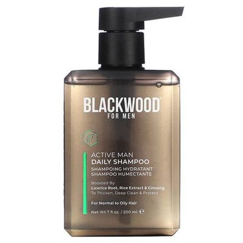 Blackwood For Men Active Man Daily Shampooing, Racine De Réglisse, Extrait De Riz Et Ginseng, 200 Ml 