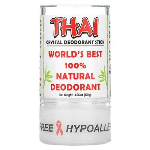 Thai Deodorant Stone Déodorant En Stick Aux Cristaux Thaïlandais, 120 G 