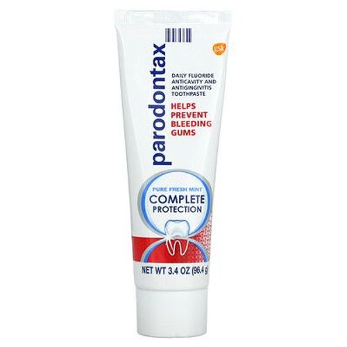 Parodontax Dentifrice Quotidien Anti-Carie Et Anti-Gingivite Au Fluor, Protection Complète, Menthe Fraîche Pure, 96,4 G 