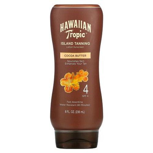 Hawaiian Tropic Lotion Et Crème Solaire Bronzante, Fps 4, 236 Ml 