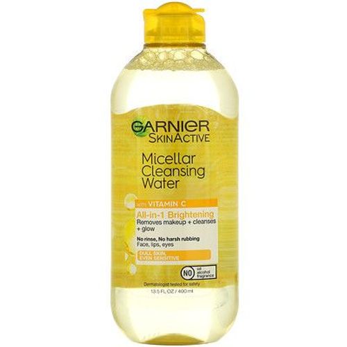 Garnier Skinactive, Eau Micellaire Nettoyante À La Vitamine C, 400 Ml 