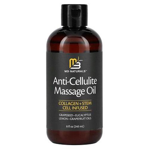 M3 Naturals Huile De Massage Anti-Cellulite, 240 Ml 