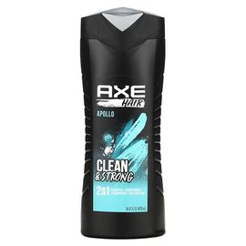 Axe Apollo, Shampoing + Revitalisant 2-En-1, Parfum Sauge Et Cèdre, 473 Ml 