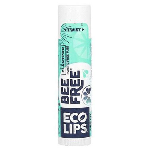 Eco Lips Baume À Lèvres Vegan Et Sans Abeilles, Menthe Douce, 4,25 G 