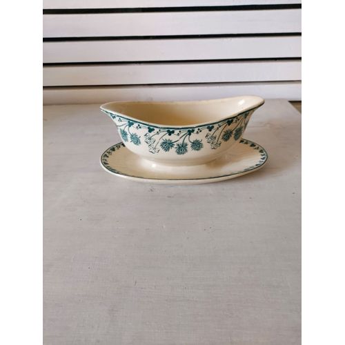 Saucière Ancienne Bfk (Boch Frères Keramis) Trifolium
