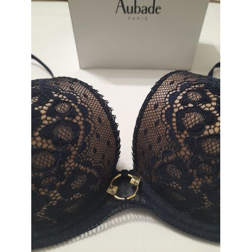 Soutien-Gorge Push Up Aubade 90c Illusion Fauve