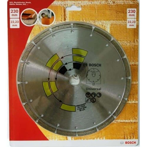 BOSCH Disque à tronçonner Diamant Univ 230 mm - 230 mm - x 1 - 22,23 mm