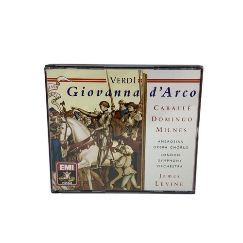 G Verdi Giovanna D'arco Jeanne D'arc Par Montserrat Caballé Placido Domingo Sherrill Milnes Keith Erwen Robert Lloyd Ambrosian Opera Chorus Dir John Mccarthy London Symphony Orchestra Dir James Levine