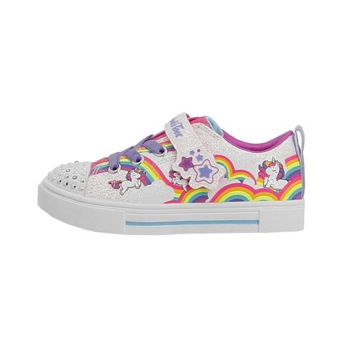 Scratch Skechers Twinkle Sparks Jumpin Clou Blanc