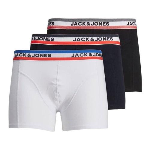 Jack & Jones - Boxers X3 - Blanc, Marine, Noir