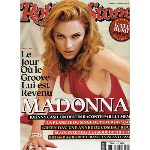 Rolling Stone-Madonna En Couv',Johnny Cash,Green Day, Black Eyed Peas,Diam's  N° 37