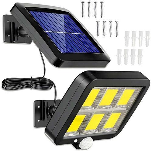 Lampe Solaire D'extérieur Avec Capteur 120 Cob