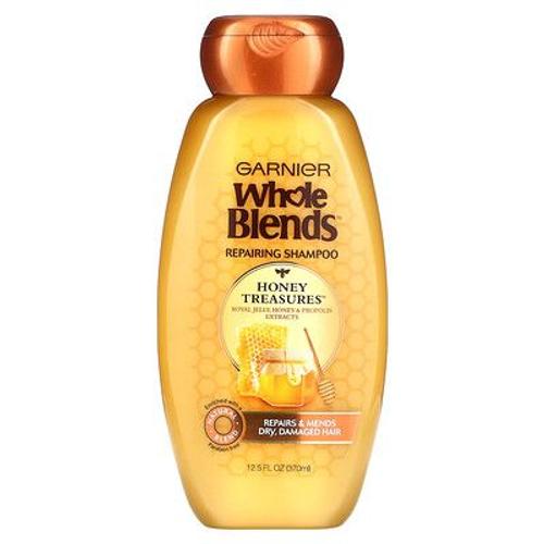 Garnier Whole Blends, Shampooing Réparateur Honey Treasures, 370 Ml 