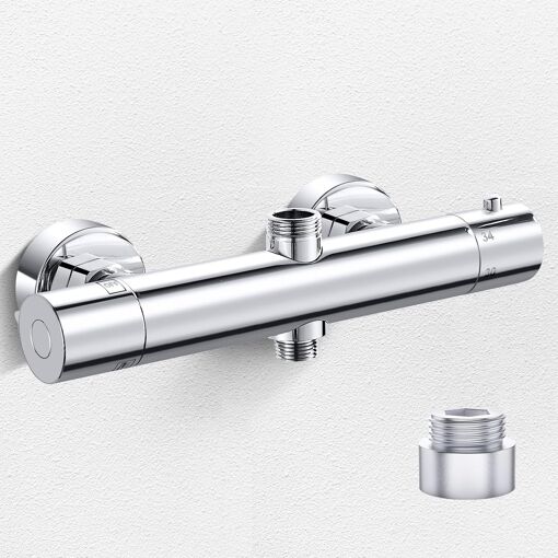 Mitigeur Douche Thermostatique 2 Sorties Robinet Douche Mitigeur Th...