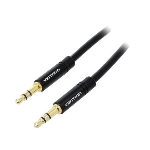 Cable Jack 3.5mm 3pin Male vers Male 0.5m noir contact or