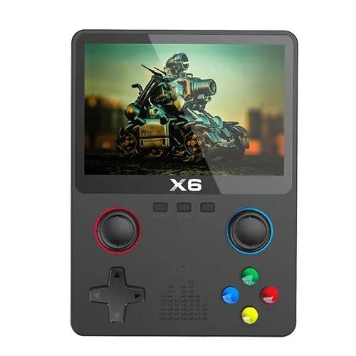 Black 32g - X6 3.5inch Ips Screen Handheld Game Player Dual Joystick 11 Simulators Gba Vidéo Game Console For Kids Gifts