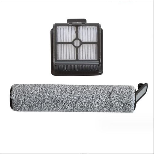 Lot de 2 Accessoires Compatibles avec Dreame H12, avec 1 Rouleaux de Brosse et 1 Filtres HEPA pour Dreame H12 aspirateur