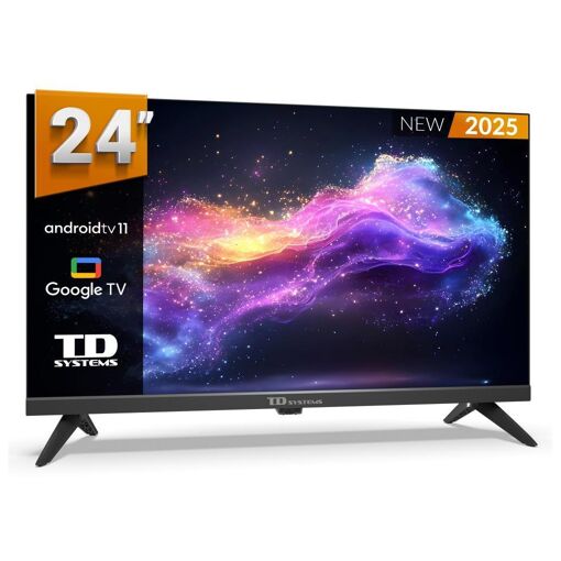 TD Systems PRIME24K20GLE TV 24" HD Smart TV Wifi Noir 1