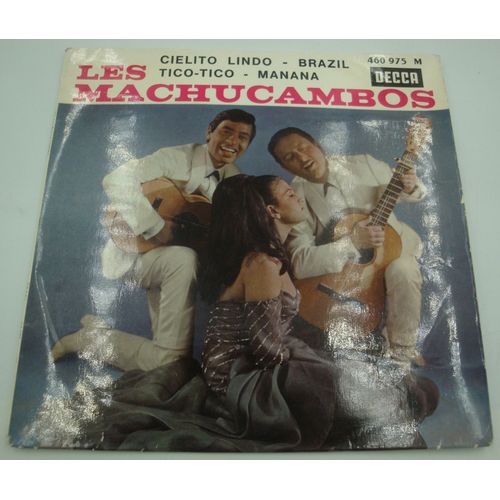 Les Machucambos - Cielito Lindo/Brazil/Tico-Tico/Manana Ep 7"" 1966 Decca