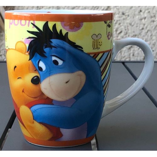 Tasse Winnie L'ourson Et Bourriquet, Walt Disney, Dessin Animé, Mug, Figurine