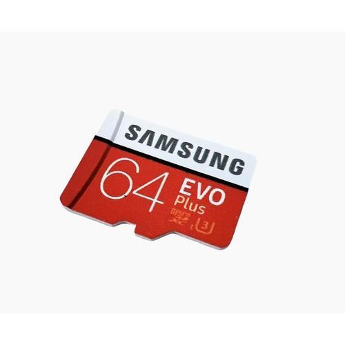 Carte mémoire micro SD SDXC Samsung Evo plus micro SD 64Go classe 10 U1 sans l'emballage(en vrac)