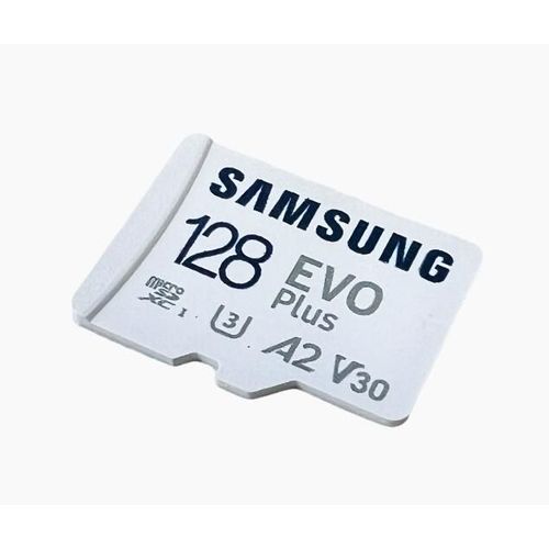 Samsung Carte Mémoire Micro SD Evo Plus 128 Go Micro SDXC A2 V30 jusqu'à 130Mb/s sans l'emballage (en vrac)