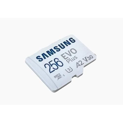 Samsung Carte Mémoire Micro SD Evo Plus 256 Go Micro SDXC A2 V30 jusqu'à 130Mb/s sans l'emballage (en vrac)