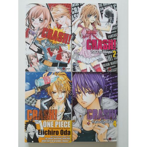 Crash : Tome 1 À 4 (Manga De Yuka Fujiwara)