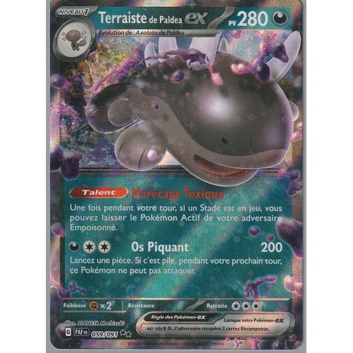 Carte Pokémon - Terraiste De Paldea Ex - 059/091 - Ultra-Rare - Ev4,5 Destinées De Paldea