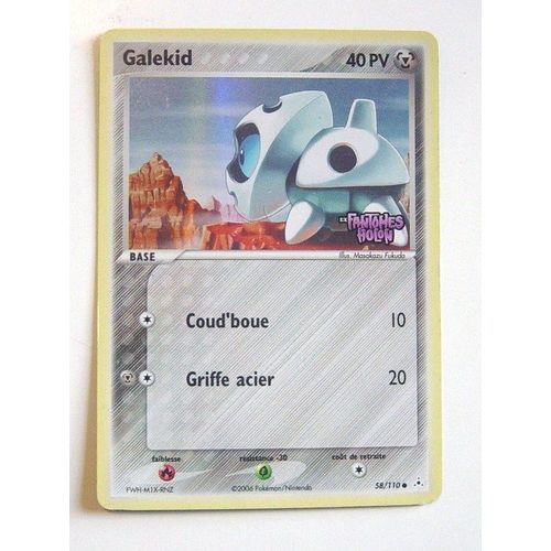 Pokemon - Galekid 58/110, 40pv, Holo