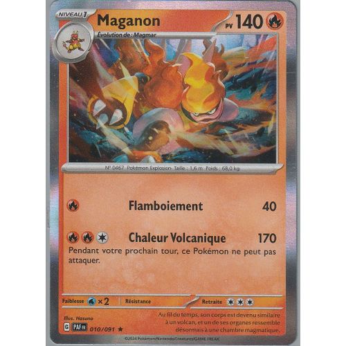 Carte Pokémon - Maganon - 010/091 - Holo-Rare - Ev4,5 Destinées De Paldea