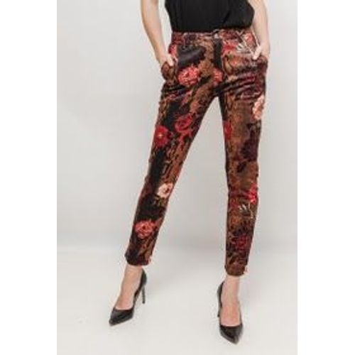 Pantalon Fleur Rouge Femme 101 Idees Paris Taille S/M