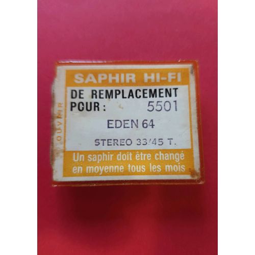Saphir Zafira 5501 - EDEN 64 - Stéréo 33/45 Tours